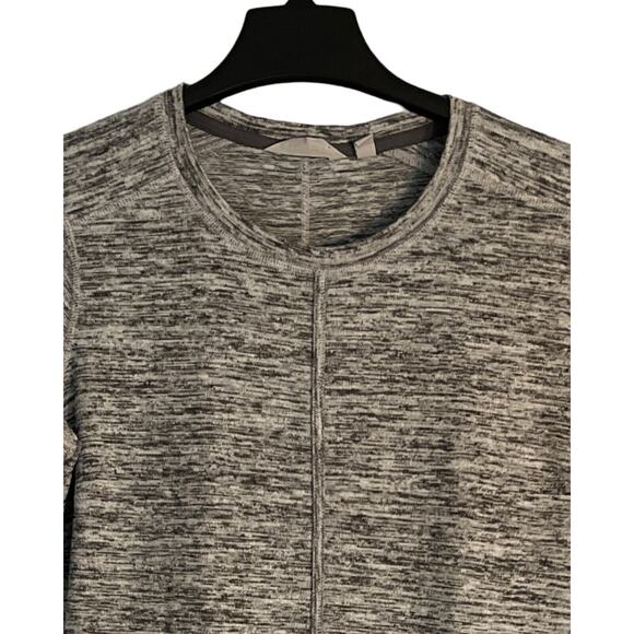 ATHLETA Destiny Techie Dress Size Small Gray Pockets Round Neck Long Sleeve - Picture 6 of 11